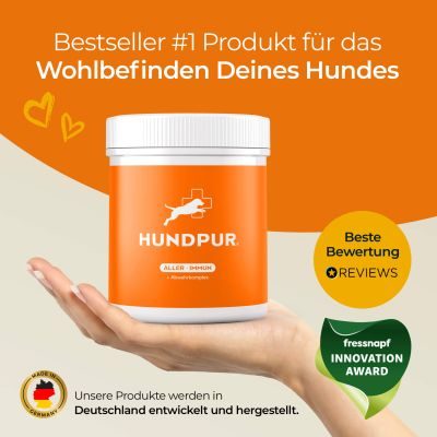 Thumbnail 4: Hundpur Aller-Immun mit Abwehr-Komplex 300 g – Multivitamin-Pellets mit Mangostan, Propolis & Kurkuma zur natürlichen Immununterstützung