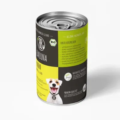 Thumbnail 1: Baluna Bio-Huhn mit Reis, Karotte & Leinöl 400g