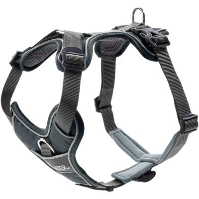 HUNTER Geschirr Divo L, grau/grau