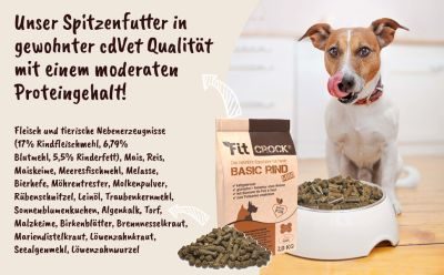 Thumbnail 3: Fit-CROCK® Basic Rind Mini 10 kg – Natürliches Hundefutter für kleine Feinschmecker