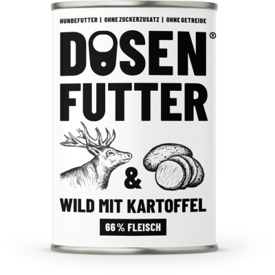 Thumbnail 1: Schnauze & Co. 6x Dosenfutter® WILD & KARTOFFEL 400g