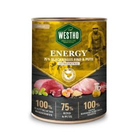 WESTHO petfood Energy mit 75 % Black Angus Rind & Pute 800g