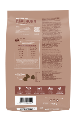 Thumbnail 2: Sanabelle Sanabelle Indoor Perlhuhn – Trockenfutter Wohnungskatzen – 400g