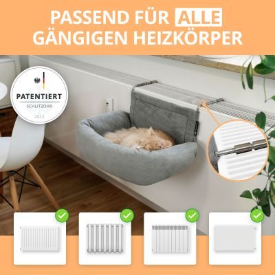 Thumbnail 3: SCHLITZOHR Heizungsliege Murphy (grau)