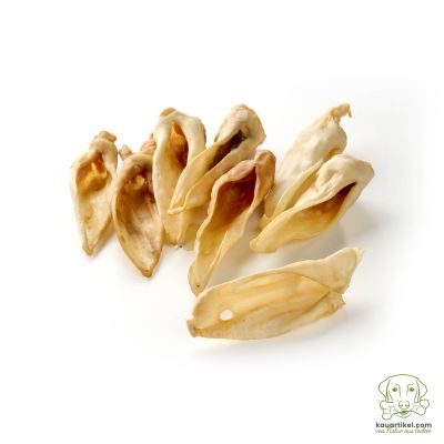 kauartikel.com Ziegen-Ohren - Hunde-Kauartikel - Hunde-Snack - Hypoallergen-Kausnack - Leckerli von der Ziege