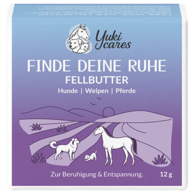 Yuki cares Fellbutter Finde deine Ruhe