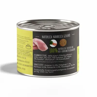 Thumbnail 2: Baluna Bio-Huhn mit Karotte & Kamut 200g