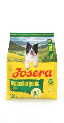 Thumbnail 1: Josera Adult Hypoallergenic, getreidefreies Trockenfutter mit Insekten für empfindliche Hunde, 5x900g