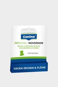 Canina PETVITAL Novermin Spot-on Floh- & Zeckenschutz für Katzen
