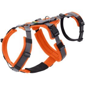 HUNTER Sicherheitsgeschirr Maldon mit Griff M, orange/grau