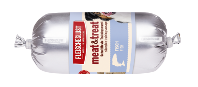 Thumbnail 3: Fleischeslust meat & treat Fisch (15x200 g) Trainingswurst