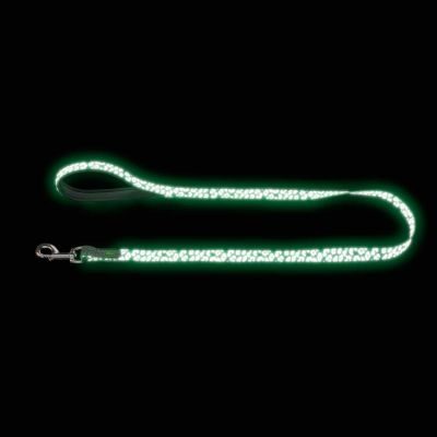 Thumbnail 2: HUNTER Führleine Convenience Reflect Glow 20/120, weiß Leopardenmuster