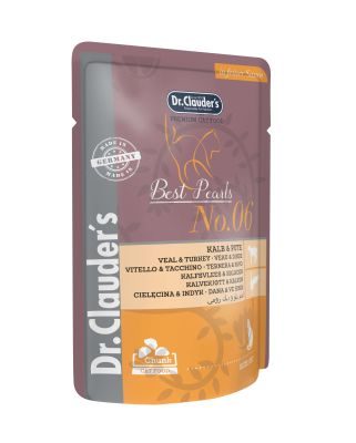 Dr.Clauder´s Best Pearls No. 06 Kalb & Pute 100g