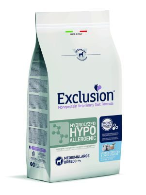 Bild 1 von 1: Exclusion Hydrolyzed Fisch Hypoallergenic Medium & Large 12 kg