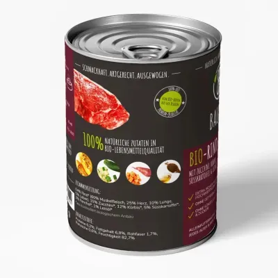 Thumbnail 1: Baluna Bio-Rind mit Zucchini, Kürbis, Süsskartoffel & Leinöl 800g