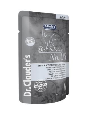 Dr.Clauder´s Best Selection No 5 Huhn & Thunfisch mit Spinat 85g