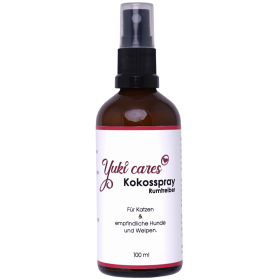 Yuki cares Kokosspray Rumtreiber - Zeckenschutz für Katzen & Hundewelpen
