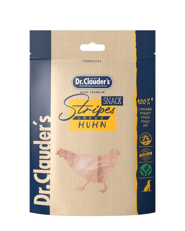 Dr.Clauder’s Dr.Clauder´s Stripes Snack Huhn Large 80g