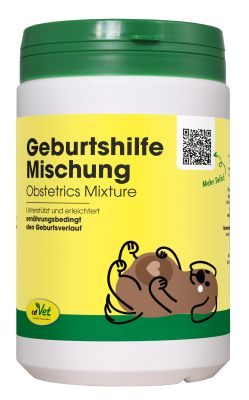 cdVet Geburtshilfe-Mischung 400 g – Natürliche Ergänzungsfütterung für tragende Hündinnen & Katzen