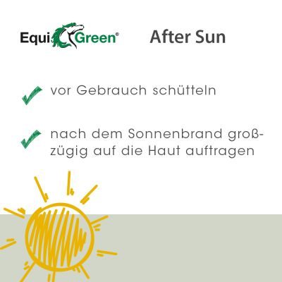Thumbnail 2: cdVet EquiGreen After Sun 250 ml - Pflegespray für sonnengestresste Pferdehaut