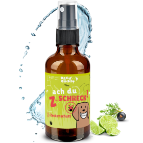 BeG Buddy Pflanzlich basierter Zeckenschutz Hunde & Katzen ohne Chemie - Zeckenspray 100ml