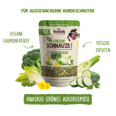 Thumbnail 2: bosch Tiernahrung Freshe Schnauze gruenes Ackergemuese - Ergänzungsfutter– 200g