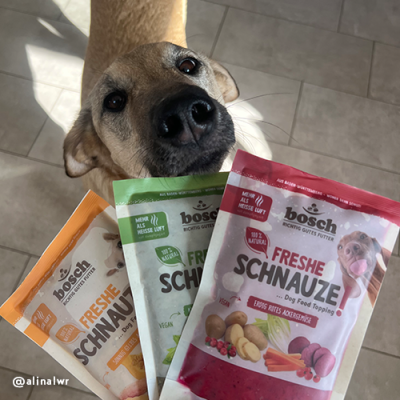 Thumbnail 6: bosch Tiernahrung Freshe Schnauze gruenes Ackergemuese - Ergänzungsfutter– 200g