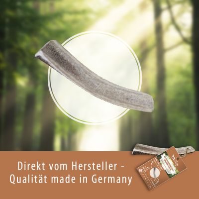 Thumbnail 6: Fit-Hap Geweihmineral-Snack halb XL (160-250 g) – Natürlicher Kausnack aus Abwurfstange für Hunde