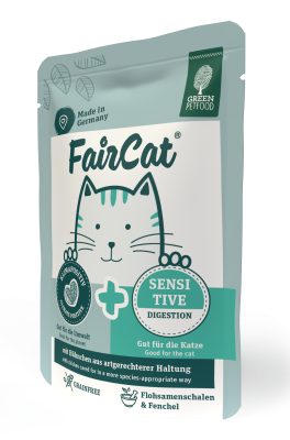 Thumbnail 2: Green Petfood FairCat Sensitive, getreidefreies Nassfutter für wählerische, ausgewachsene Katzen, 8x85g