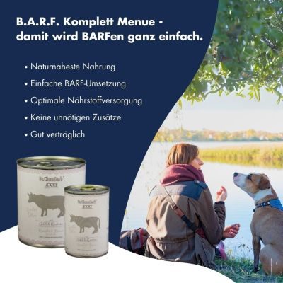 Thumbnail 5: Dr.Clauder’s Dr.Clauder´s B.A.R.F. Komplett Menue Rinderteller 800g