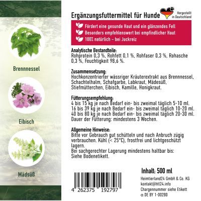 Thumbnail 7: TJURE TJURE - Haut & Fell | fördert Haut | glänzendes Fell - 500 ml