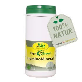 cdVet EquiGreen HuminoMineral 1 kg – Mineralergänzungsfuttermittel mit HuminoMin-Komplex® für Pferde