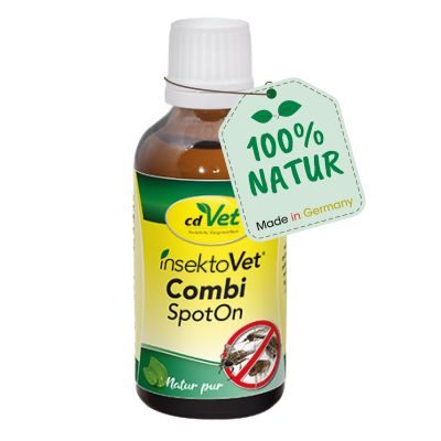 insektoVet® Combi SpotOn 50 ml – Natürliches Duftöl zur Geruchsmaskierung für Hunde, Katzen & Kleintiere