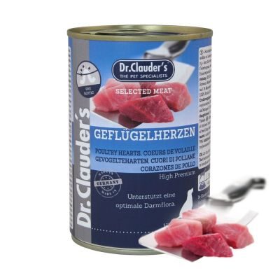 Thumbnail 1: Dr.Clauder’s Selected Meat Geflügelherzen 400g