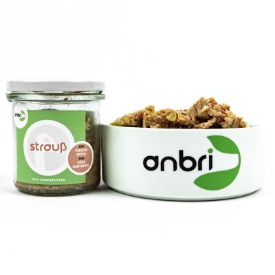 Thumbnail 2: anbri Hundenassfutter mit Strauß, 4x 300 g