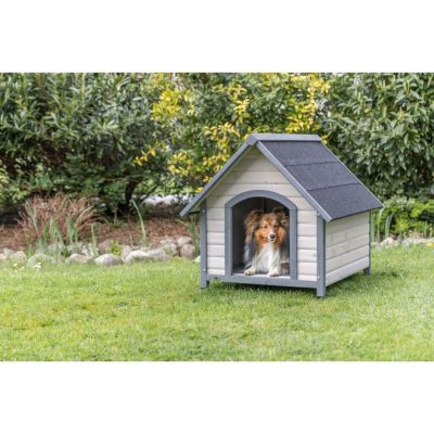 TRIXIE Hundehütte Cottage Grau / M–L