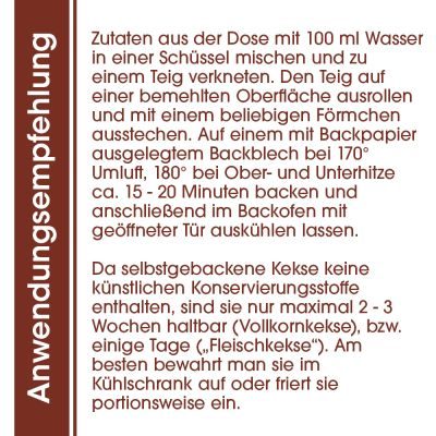Thumbnail 4: Fit-Hap Backmischung getreidefrei 90 g – Selbstgemachte Hundekekse ohne Getreide