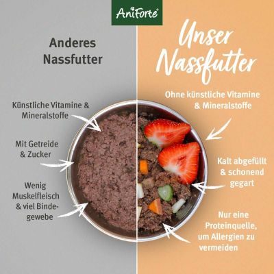 Thumbnail 3: AniForte Nassfutter JuniorMenue – "Feines Rind mit Süßkartoffeln"