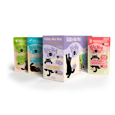 Thumbnail 2: Lucky Lou® Lucky Lou® Lifestage Kitten Kiddy Mix-Box 12er-Pack 1,5kg