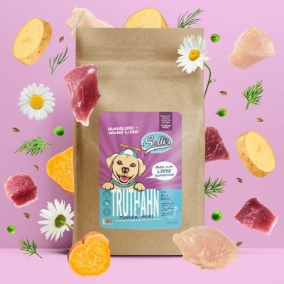 Thumbnail 5: Sollis Welpenfutter mit Truthahn, Trockenfutter für kleine Hunde, 2 kg