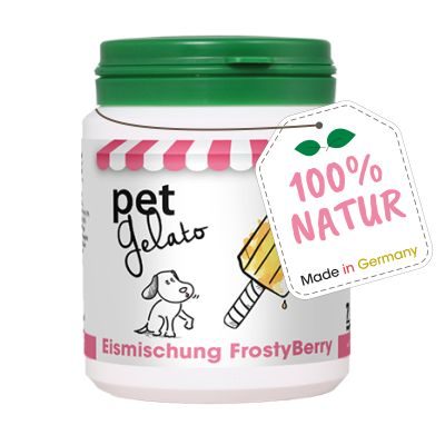 petGelato FrostyBerry 132 g – Fruchtige Sommererfrischung für Hunde, Katzen & Pferde