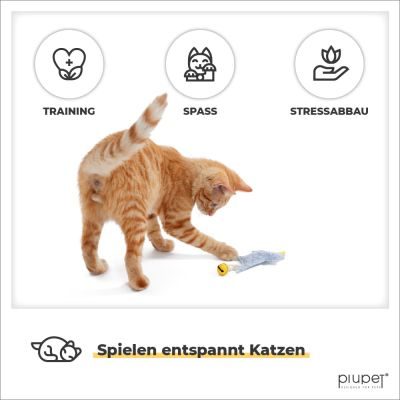 Thumbnail 5: PIUPET Katzenspielzeug 4er Set I Katzenminze Spielzeug I Stylische Katzenminze Kissen