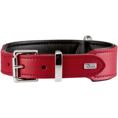 Thumbnail 1: HUNTER Halsband Basic S-M (50), rot/schwarz