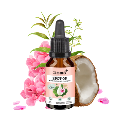 Noms+ Zpot-on für Katzen gegen Zecken, Flöhe, Milben & Mücken