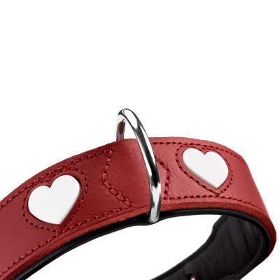 Thumbnail 3: HUNTER Halsband Love S-M (50), rot/schwarz