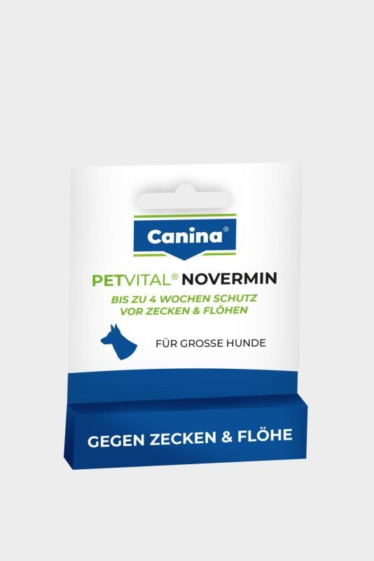 Canina PETVITAL Novermin Spot-on Floh- & Zeckenschutz für große Hunde über 15 kg