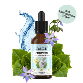 Noms+ 2-in-1 Ohrfein Reinigung & Pflege für Hunde & Katzen