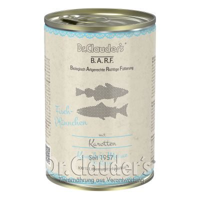 Dr.Clauder’s Dr.Clauder´s B.A.R.F. Komplett Menue Fisch-Pfännchen 400g