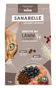 Sanabelle Sanabelle Sensitive Lamm – Trockenfutter sensible Katze – 2kg