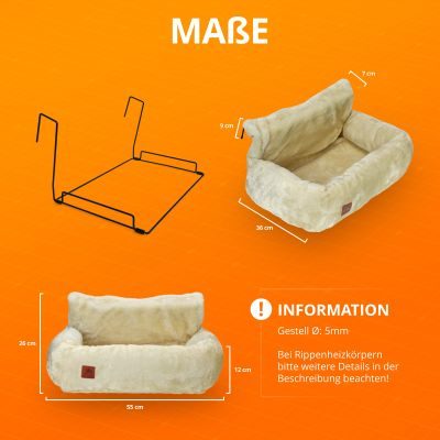 Thumbnail 20: SCHLITZOHR Heizungsliege Lucky (beige)